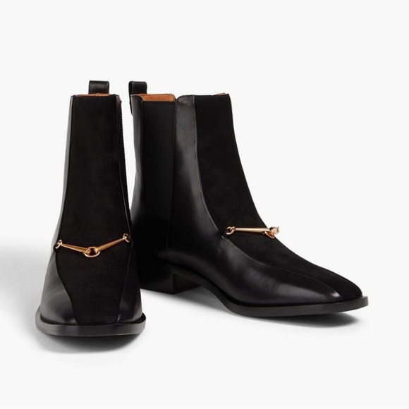 Tory Burch Black Equestrian Link Chelsea boots - Picture 1 of 9